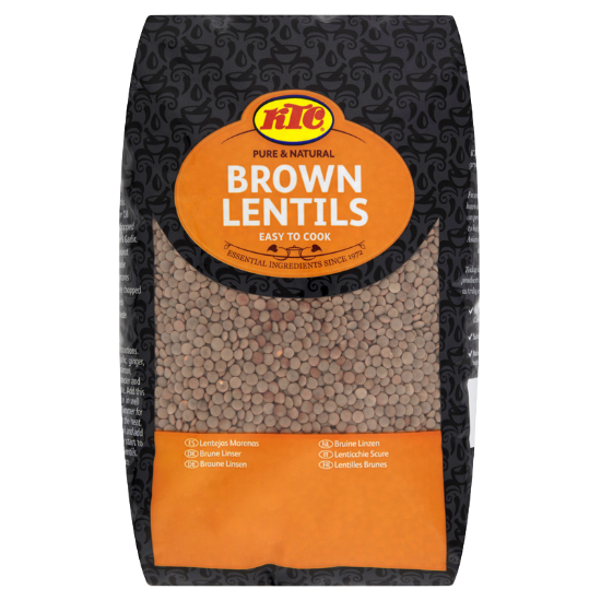 Bild von KTC Brown Lentils Masoor Sabut 2Kg