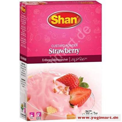 Bild von SHAN Strawberry Custard Powder 200g