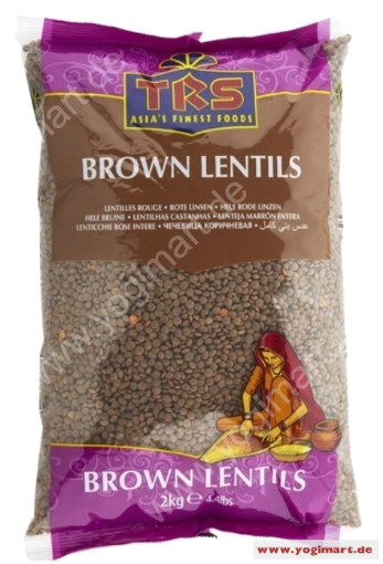 Picture of TRS Lentils Whole Brown (Masoor) 2 KG