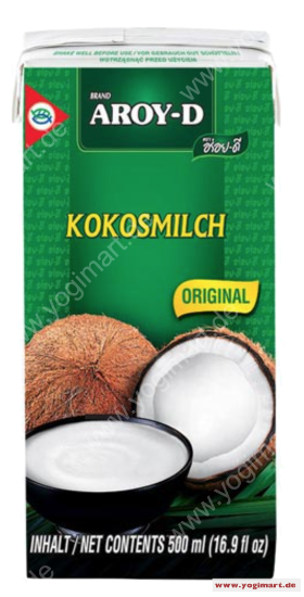 Bild von Aroy-D Kokosnussmilch Fett ca. 17%-19% 500ml