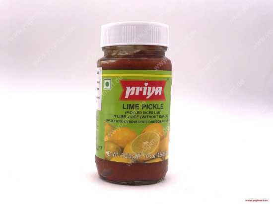 Picture of Priya Lime Pickle 300g (Without Garlic)
