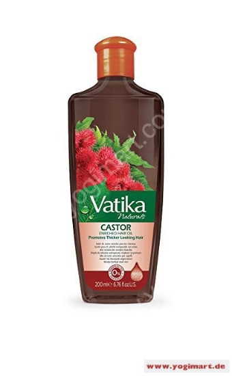 Bild von Vatika Naturals Castor Enriched Hair Oil Promototes Thicker Looking Hair 200ml