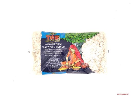 Picture of TRS Flake Rice (Pawa) Poha (Medium) 1KG
