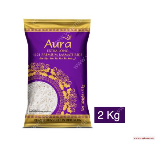 Bild von Aura Extra Long 1121 Premium Basmati Rice 2kg -Exp 30.11.2024