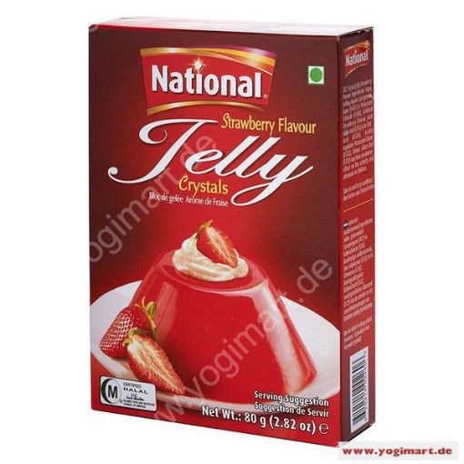 Bild von National Jelly Strawberry Flavour 80g