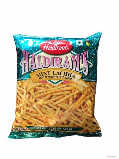Picture of Haldiram's Mint Lachha (Mint Flavour Potato Sticks) 200g
