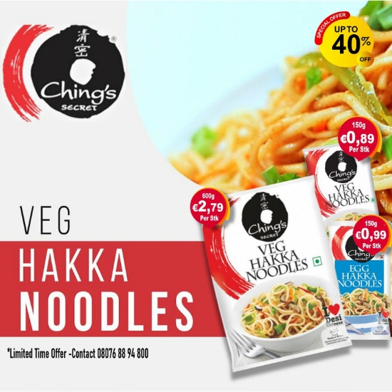 Bild von Ching's Secret Veg Hakka Noodles 150g