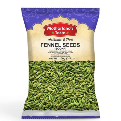 Bild von Motherland's Taste Saunf (Fennel Seeds) 100g - Exp 31.01.2025