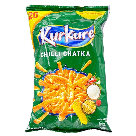 Bild von Kurkure Chilli Chatka 90g -  Exp 30.05.2026
