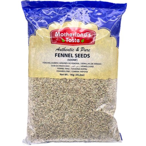 Bild von Motherland's Taste Saunf (Fennel Seeds) 1kg 