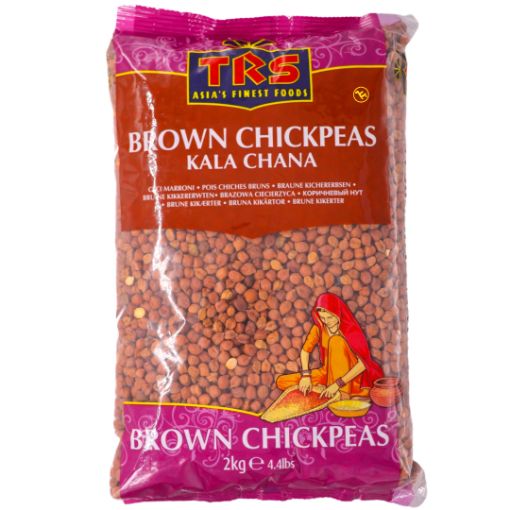 Bild von TRS Kala Chana (Brown Chick Peas) 2Kg
