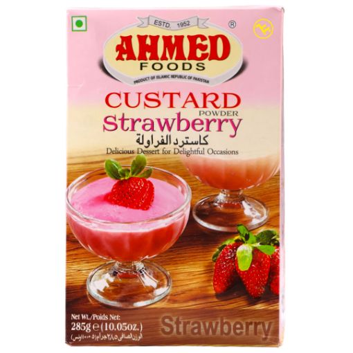 Bild von Ahmed Strawberry Custard Powder 285g 