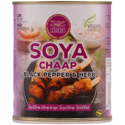 Bild von Heera Black Pepper & Herbs Soya Chaap 800g  