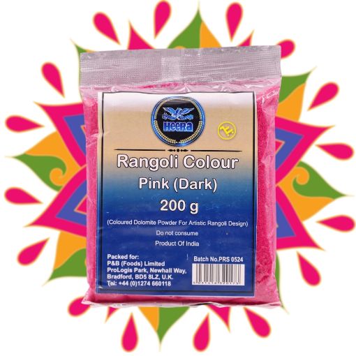 Bild von Heera Dark Pink Rangoli Colour 200g  