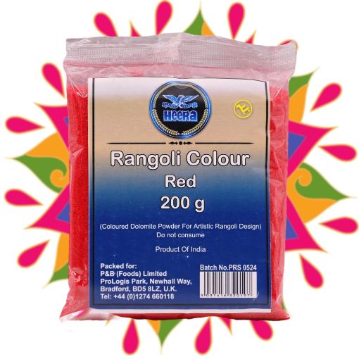 Bild von Heera Red Rangoli Colour 200g 