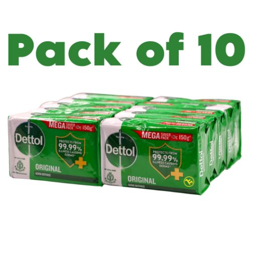 Bild von Dettol Soap Orignal Pack 10x150g