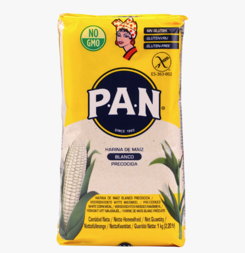 Bild von Harina P.A.N Pre Cooked Corn Flour (White) 1kg - Exp 20.02.2025