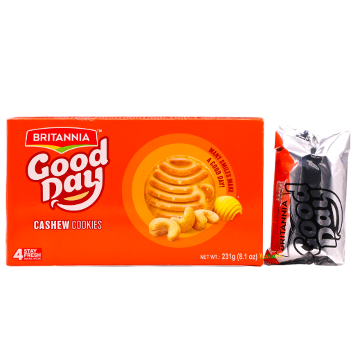 Bild von Britannia Good Day Cashew Cookies Stay Fresh Pack 231g - Exp 08.04.2026