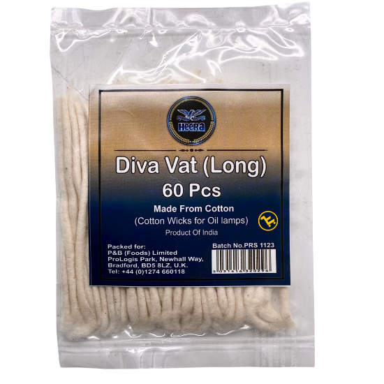 Bild von Heera Diya Vat Long (Cotton Wicks) 60 pcs.