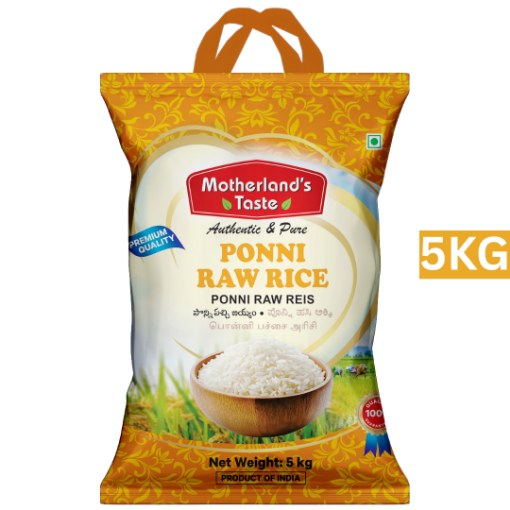Bild von Motherland's Taste Ponni Raw Rice 5kg