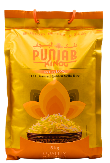 Bild von Punjab Kingg Golden Sella Basmati Rice 5kg