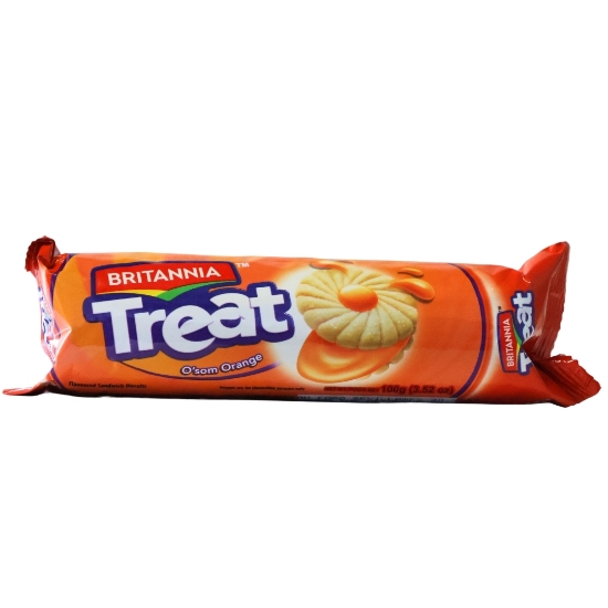Bild von Britannia Treat Fruit Cream Orange 100g